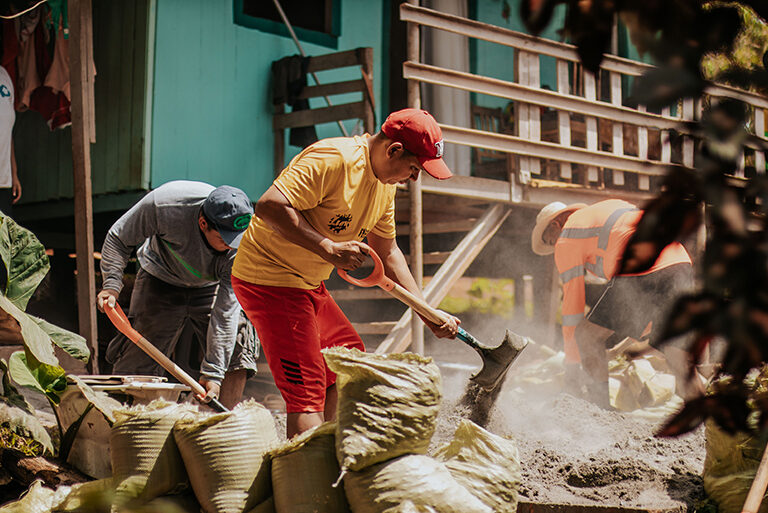 Restoration of the pavement of the old part of the city