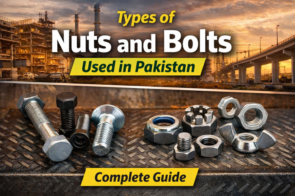 Types of Nuts and Bolts Used in Pakistan