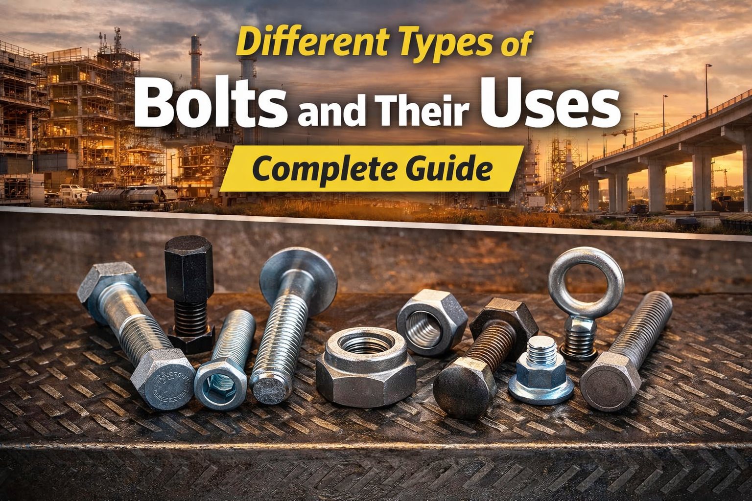 Different Types of Bolts and Their Uses