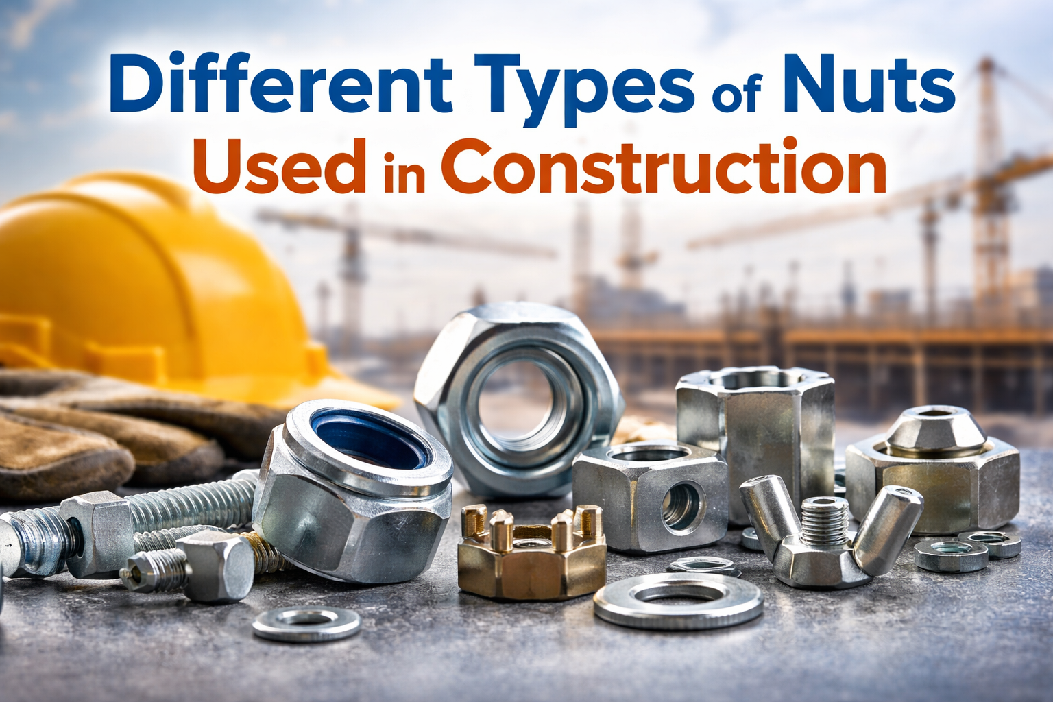 Different Types of Nuts Used in Construction
